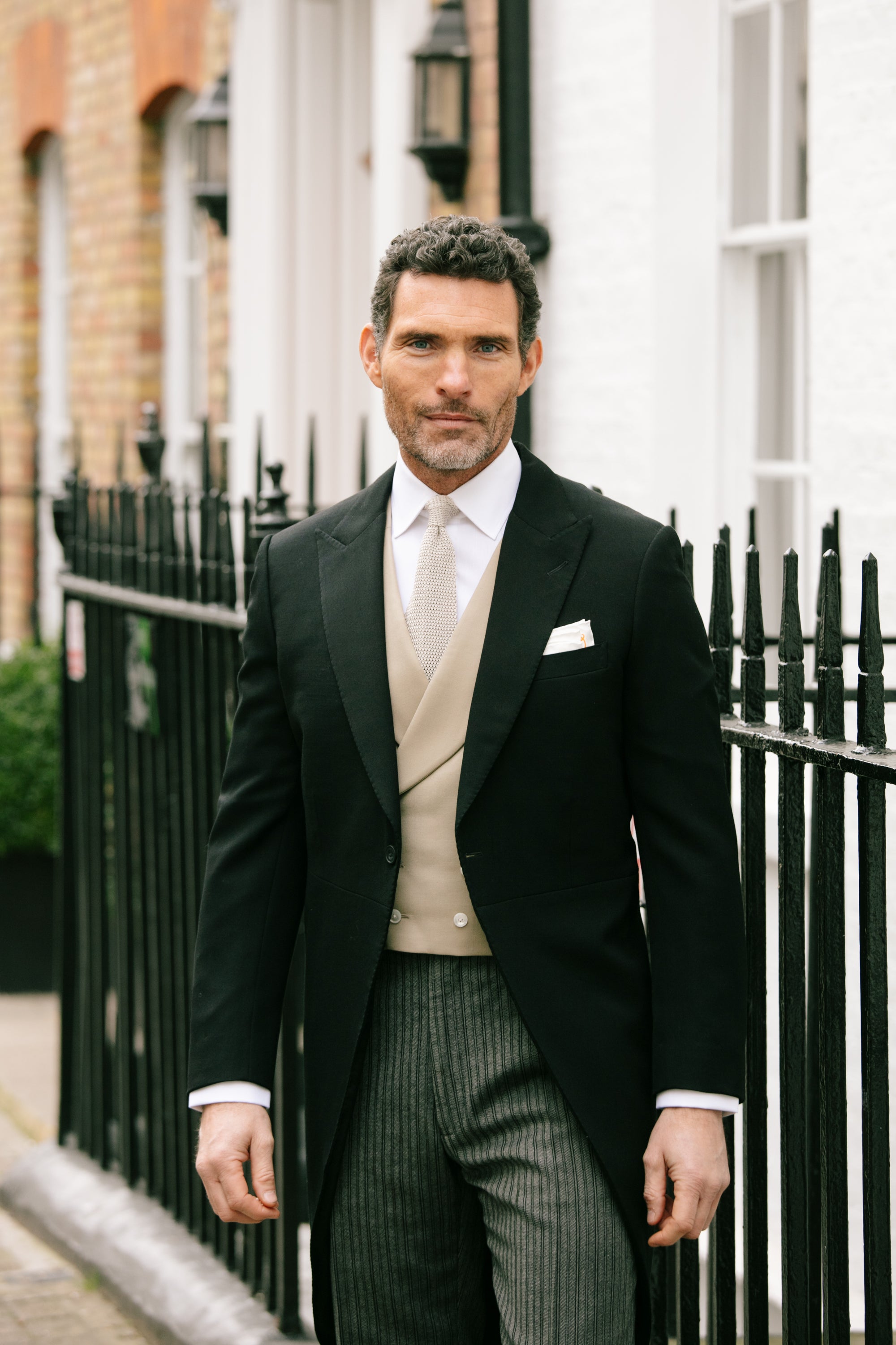 Morning Coat in Black Barathea – Cad & The Dandy New York