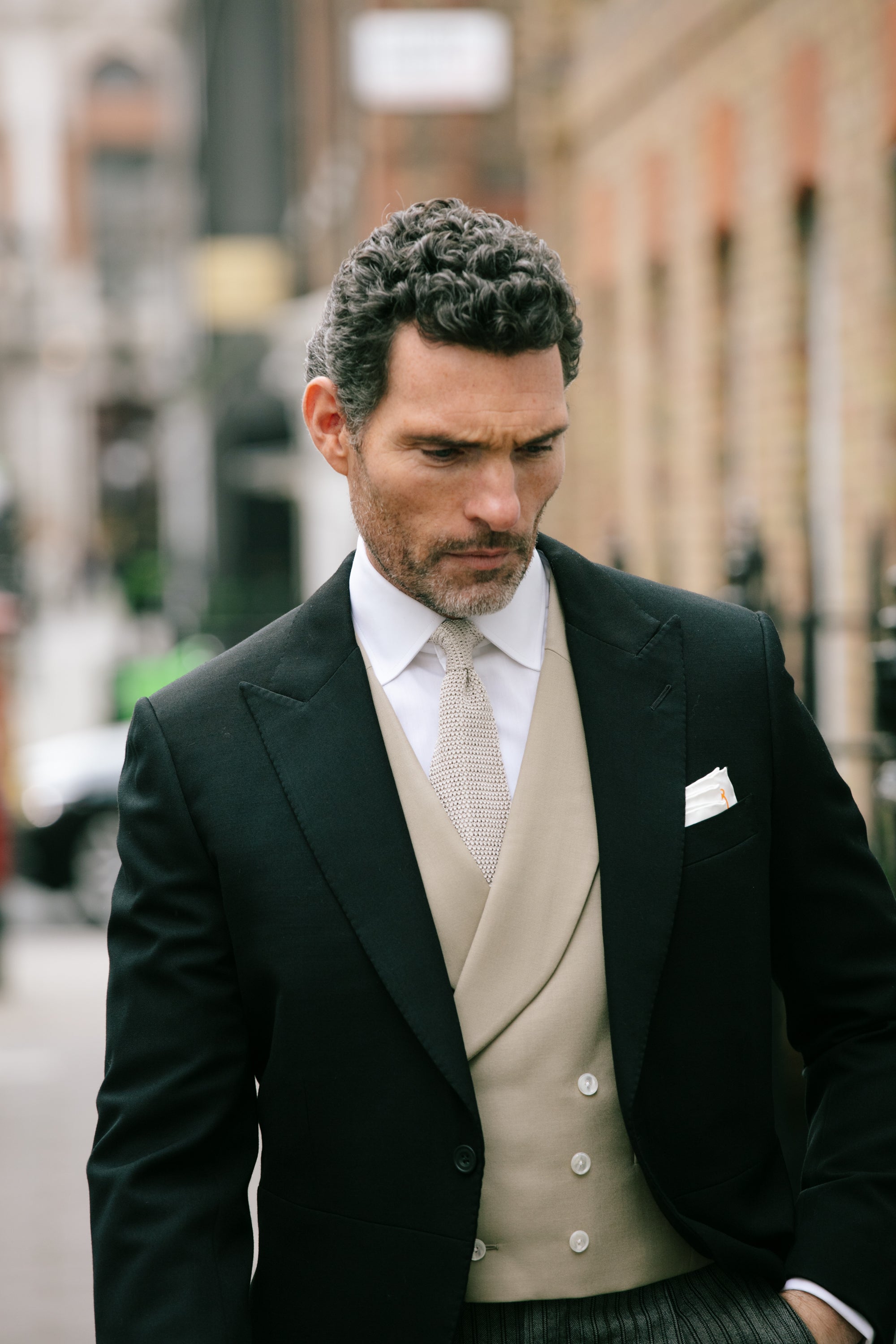 Jacket Black And Champagne Tuxedo Boys Black Champagne Scroll Tail