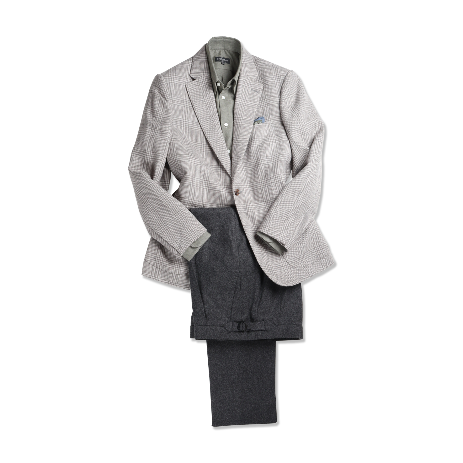 Button Down Shirt in Sage Green Flannel – Cad & The Dandy New York