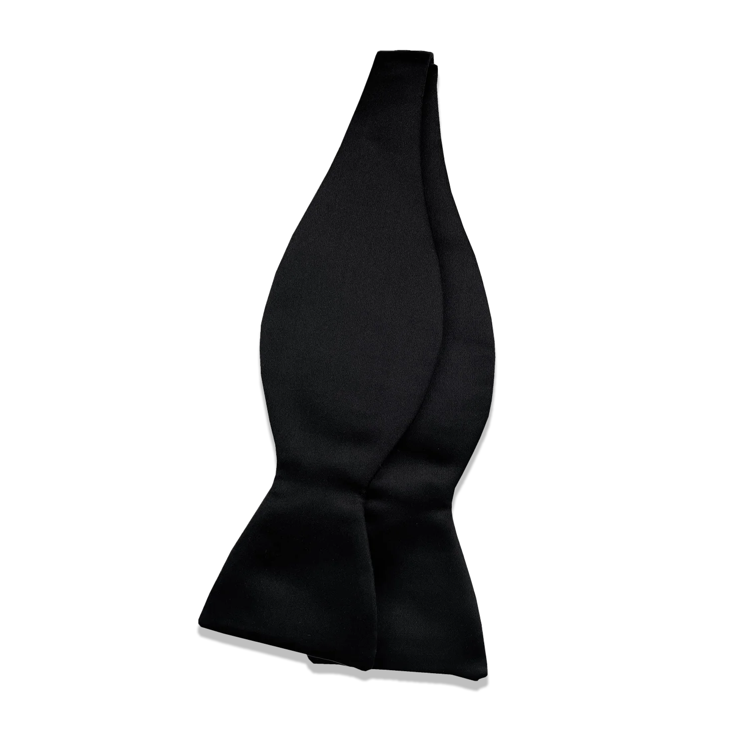 Black Satin Self Tie Bow Tie – Cad & The Dandy New York