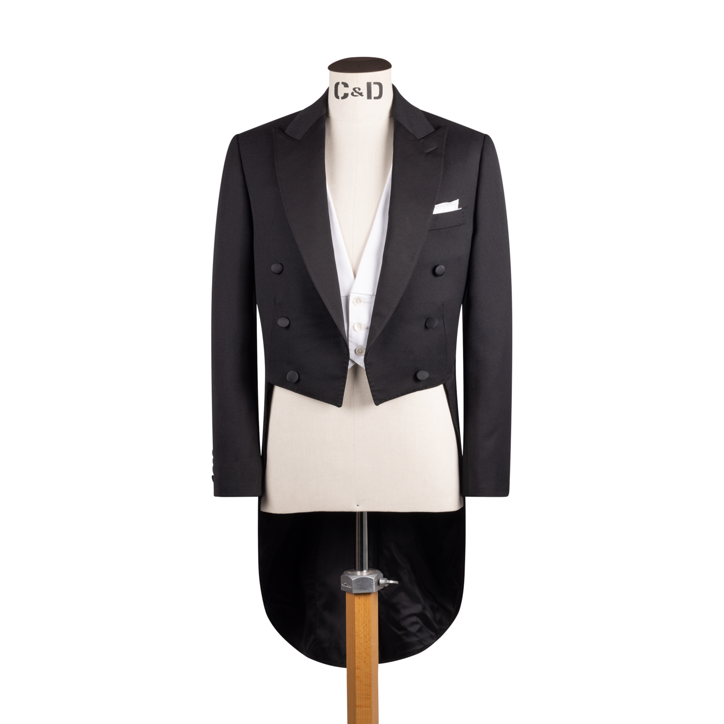 TRanche トランシェセミドライスーツ White Tie Evening Suit in Black Barathea – Cad & The Dandy New York