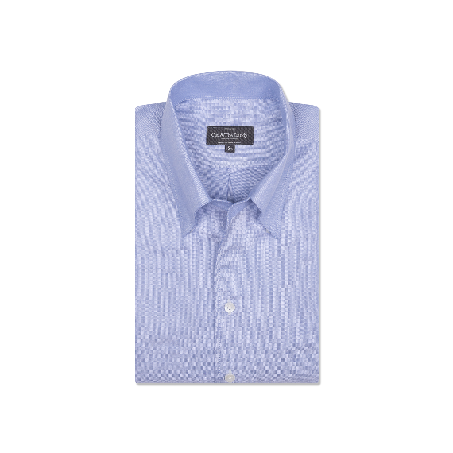One Piece Button Down Shirt in Pale Blue Oxford 15.5 One Piece Button Down Shirt in Pale Blue Oxford 15.5