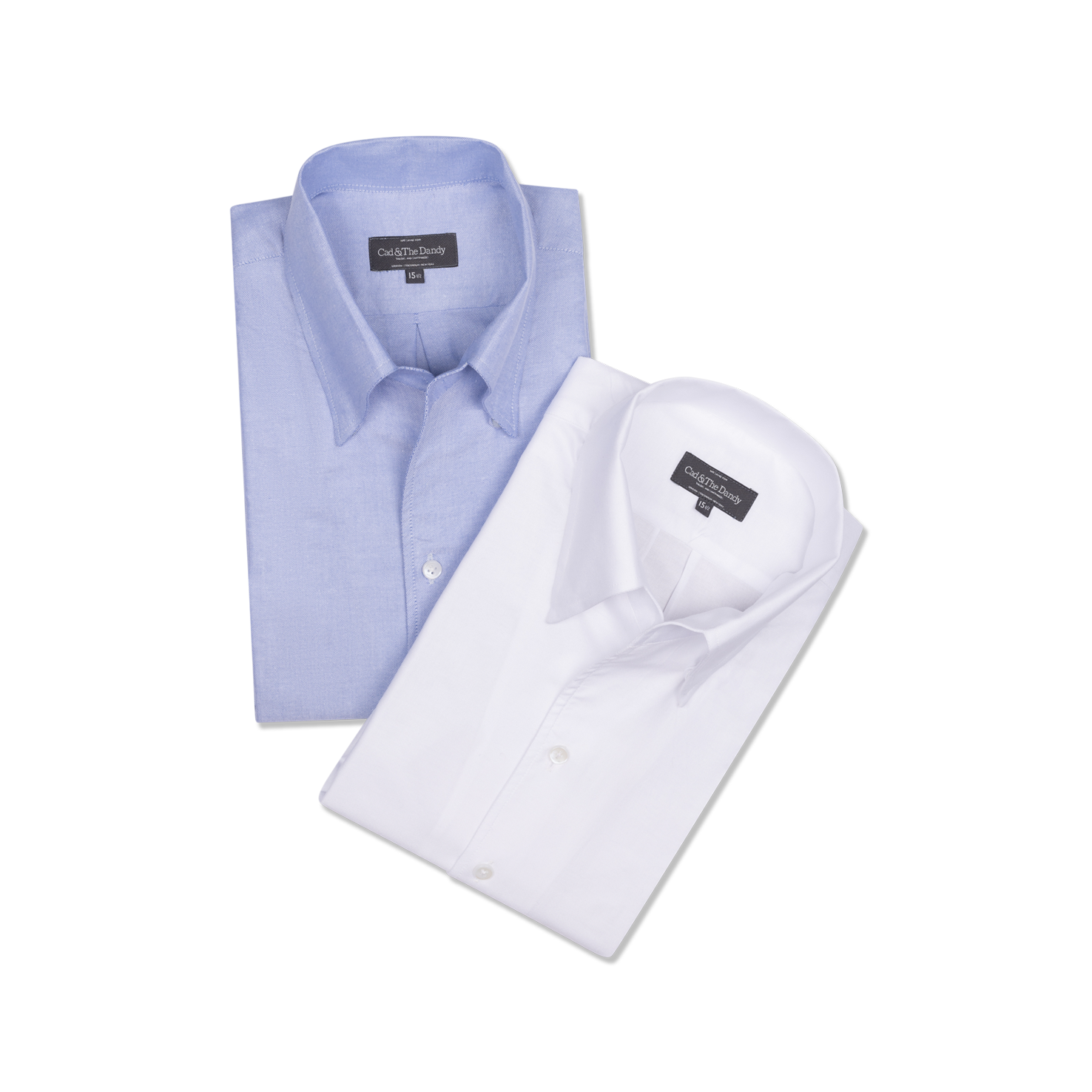 One Piece Button Down Shirt in Pale Blue Oxford 15.5 One Piece Button Down Shirt in Pale Blue Oxford 15.5