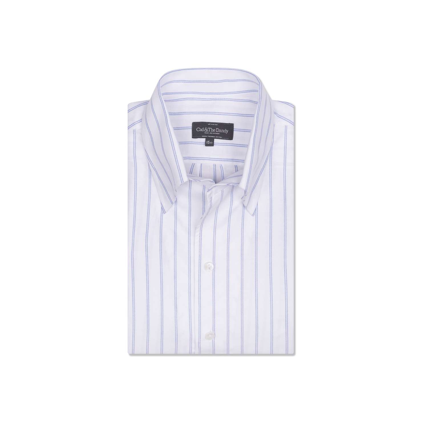 One Piece Button Down Shirt in Blue Stripe Oxford – Cad & The Dandy New York