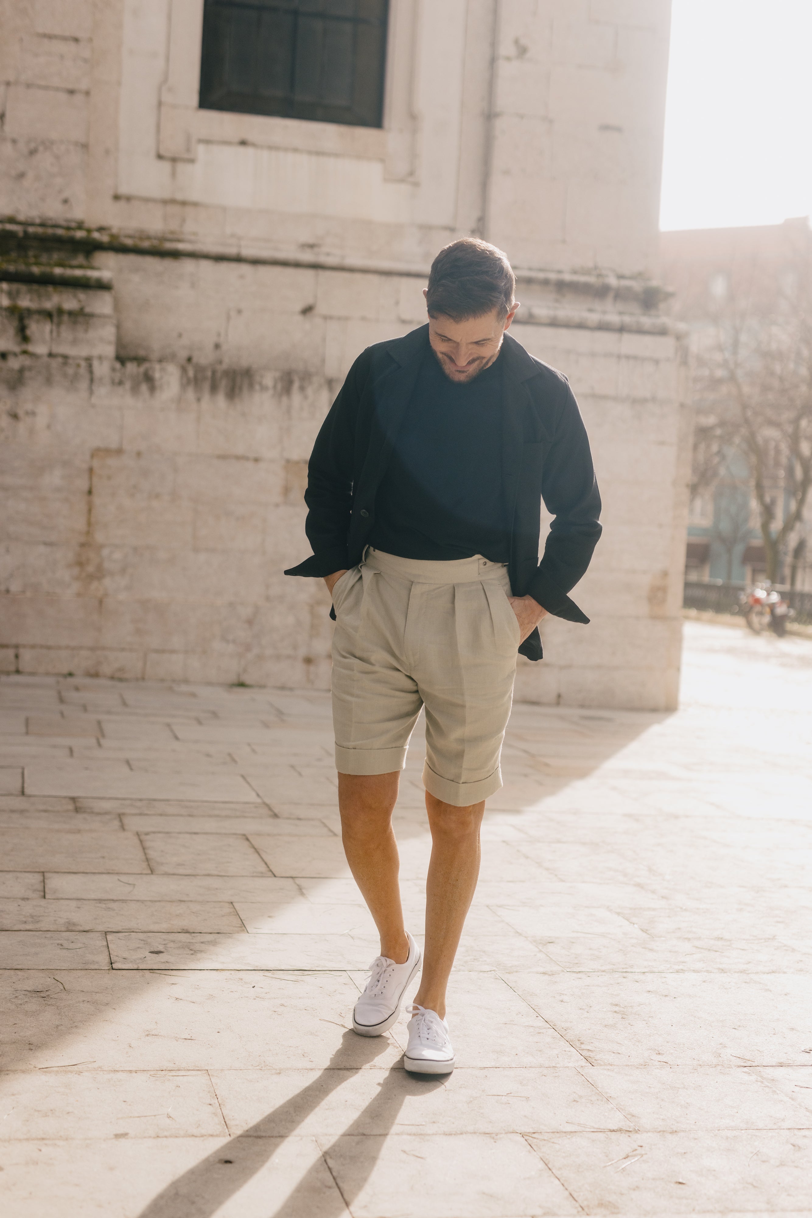 Gurkha Shorts in Sage Green Linen – Cad & The Dandy New York