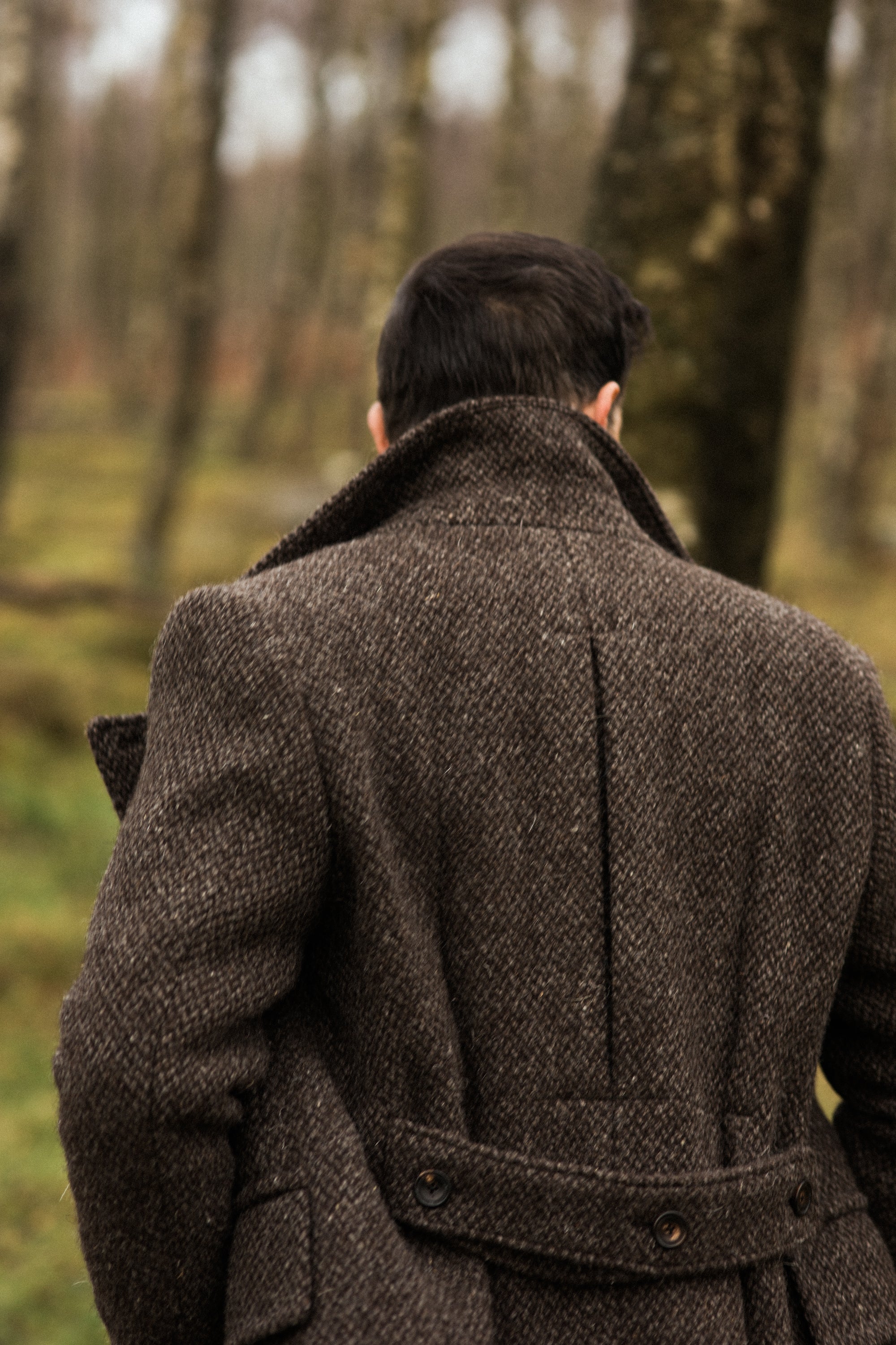 Greatcoat in Brown Barlycorn Wool – Cad & The Dandy New York