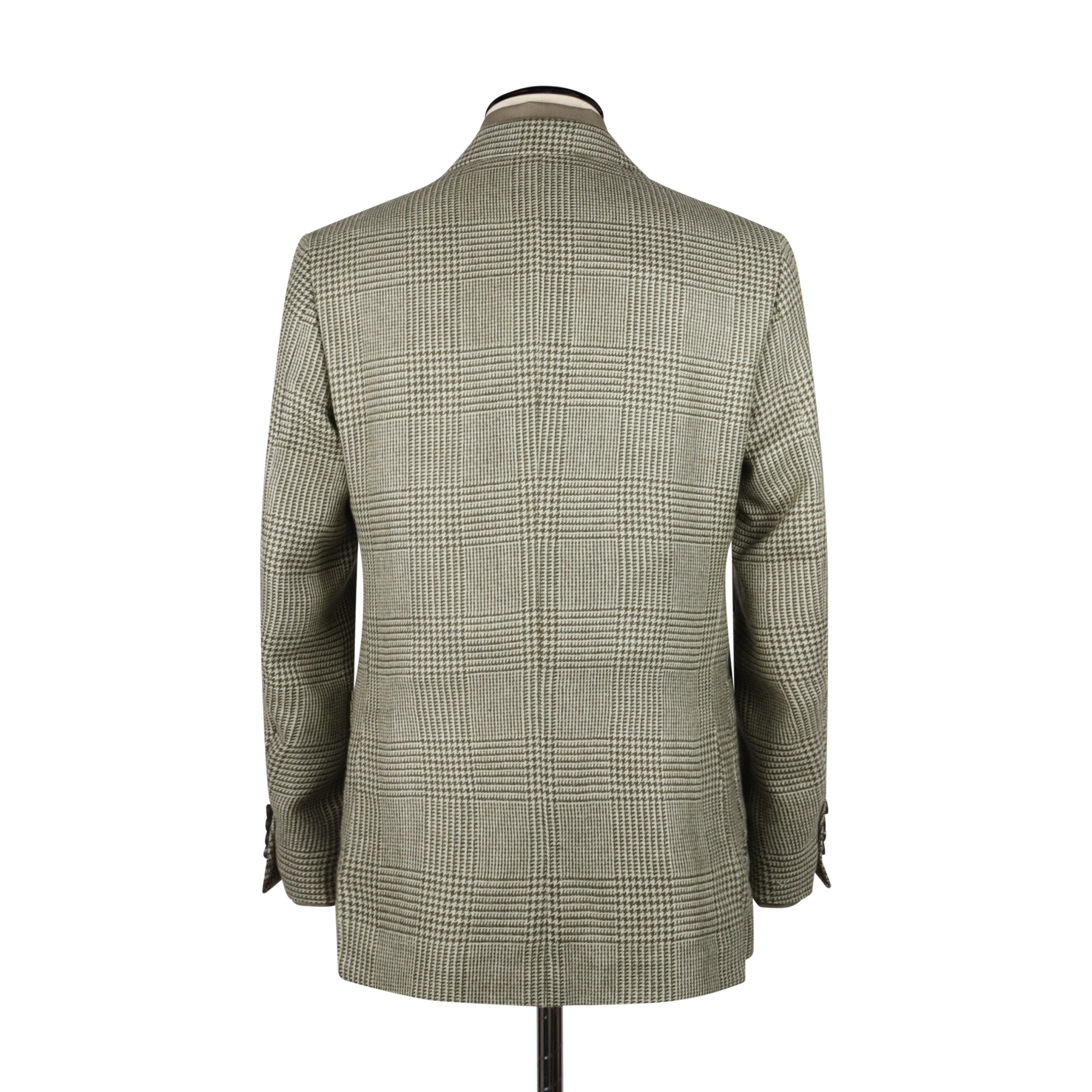 Single Breasted Notch Jacket in Sage Green Glen Check – Cad & The