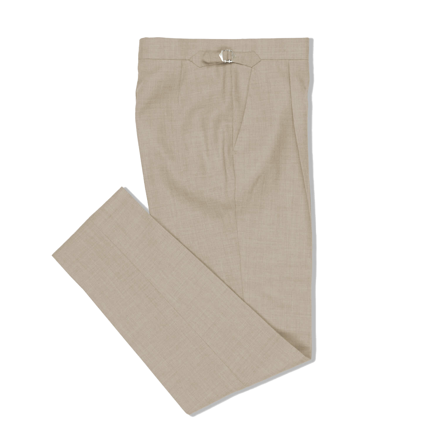 Pleat Front Trouser in Oatmeal High Twist Wool – Cad & The Dandy