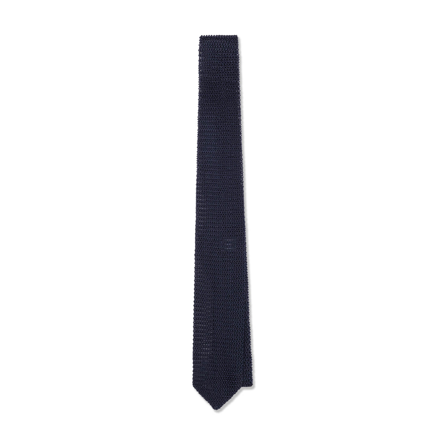 小物 BEAMS F KNIT TIE (Navy silk/cashmere) BEAMS F KNIT TIE SILK BLUE AN1 Used