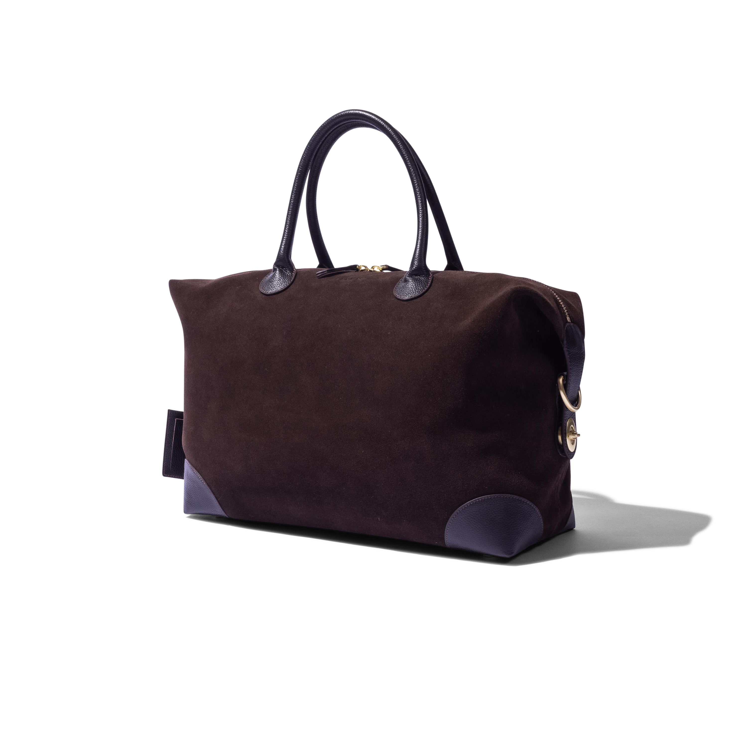 Small Weekend Bag in Brown Suede – Cad The Dandy New York
