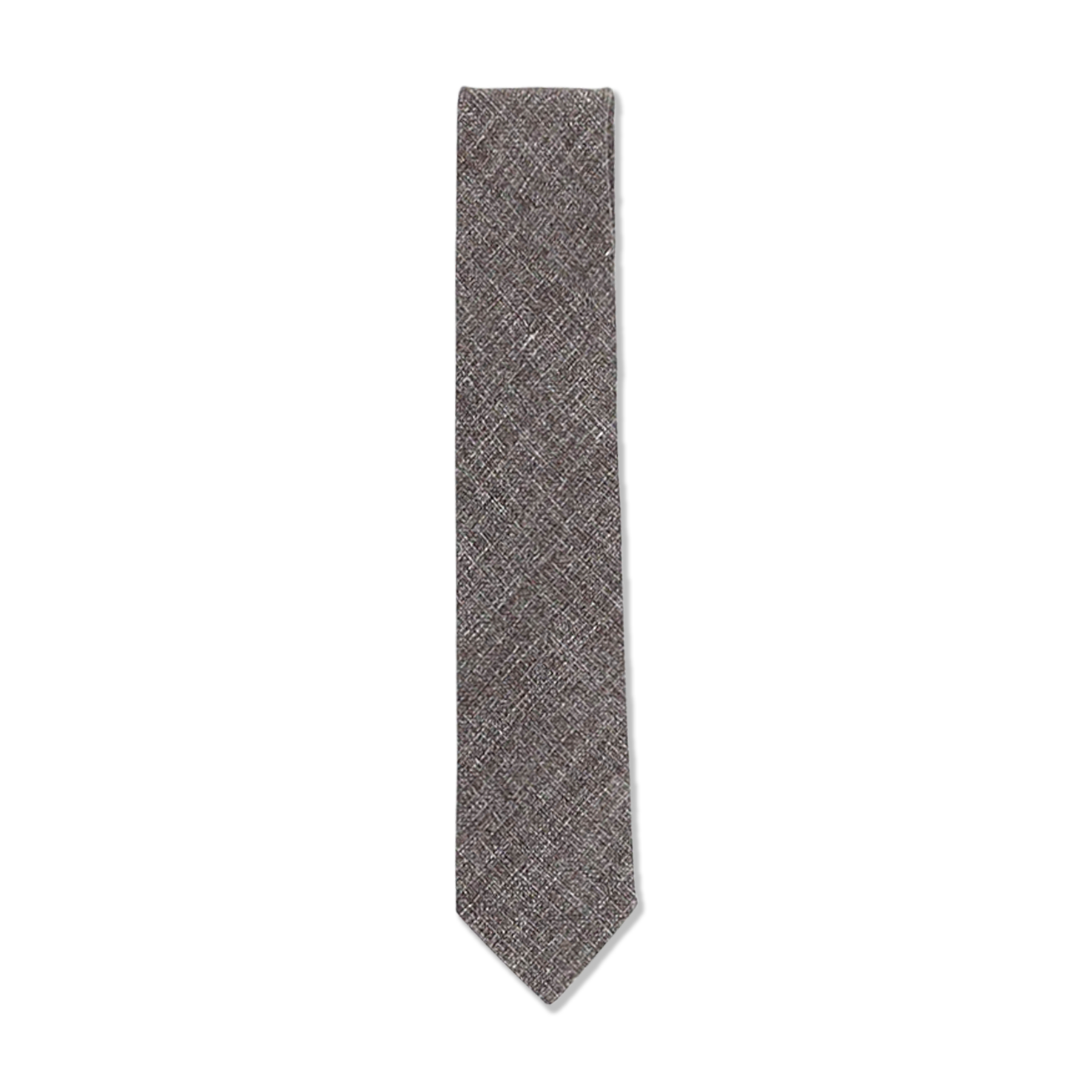 Textured Tie in Brown Wool, Linen & Cotton – Cad & The Dandy New York