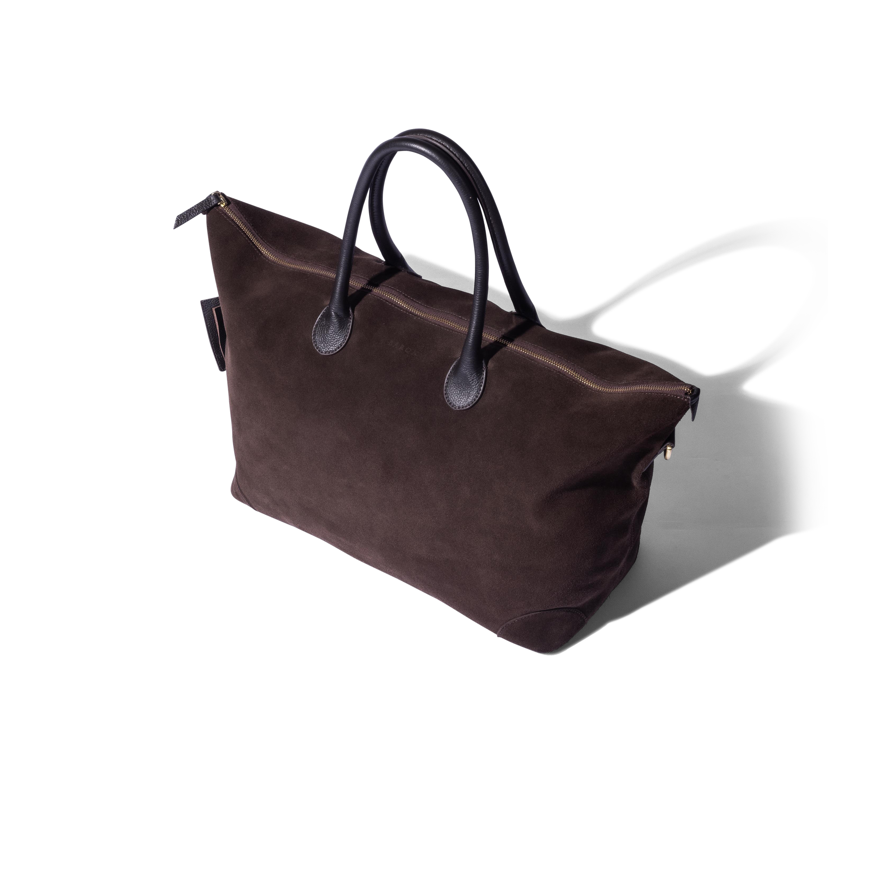 Weekend Tote in Brown Suede – Cad & The Dandy New York