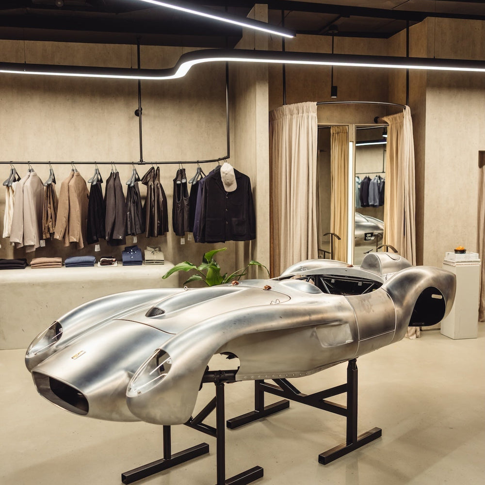 A Ferrari sculpture, a Tailoring House, and a Good Excuse to Celebrate