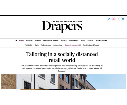 Drapers – Socially Distanced Tailoring