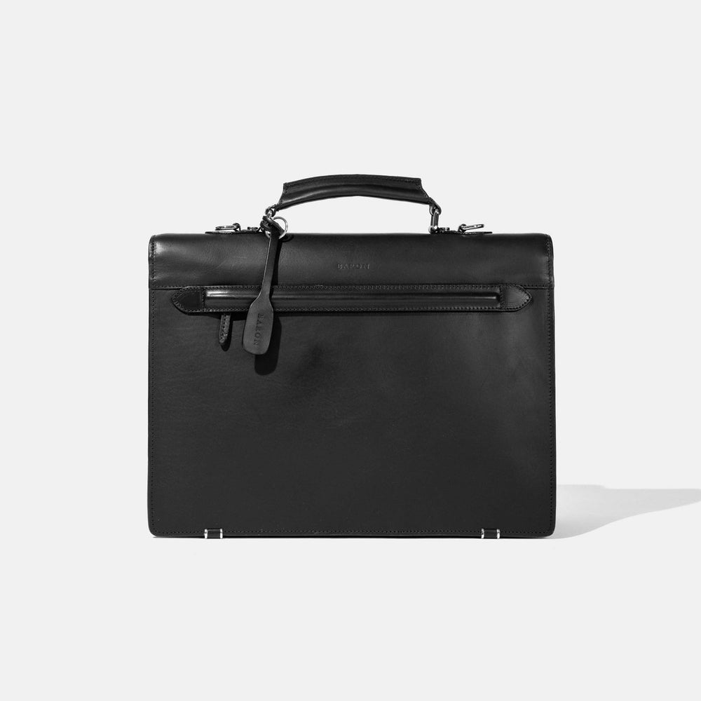 
                  
                    Briefcase in Black Leather
                  
                