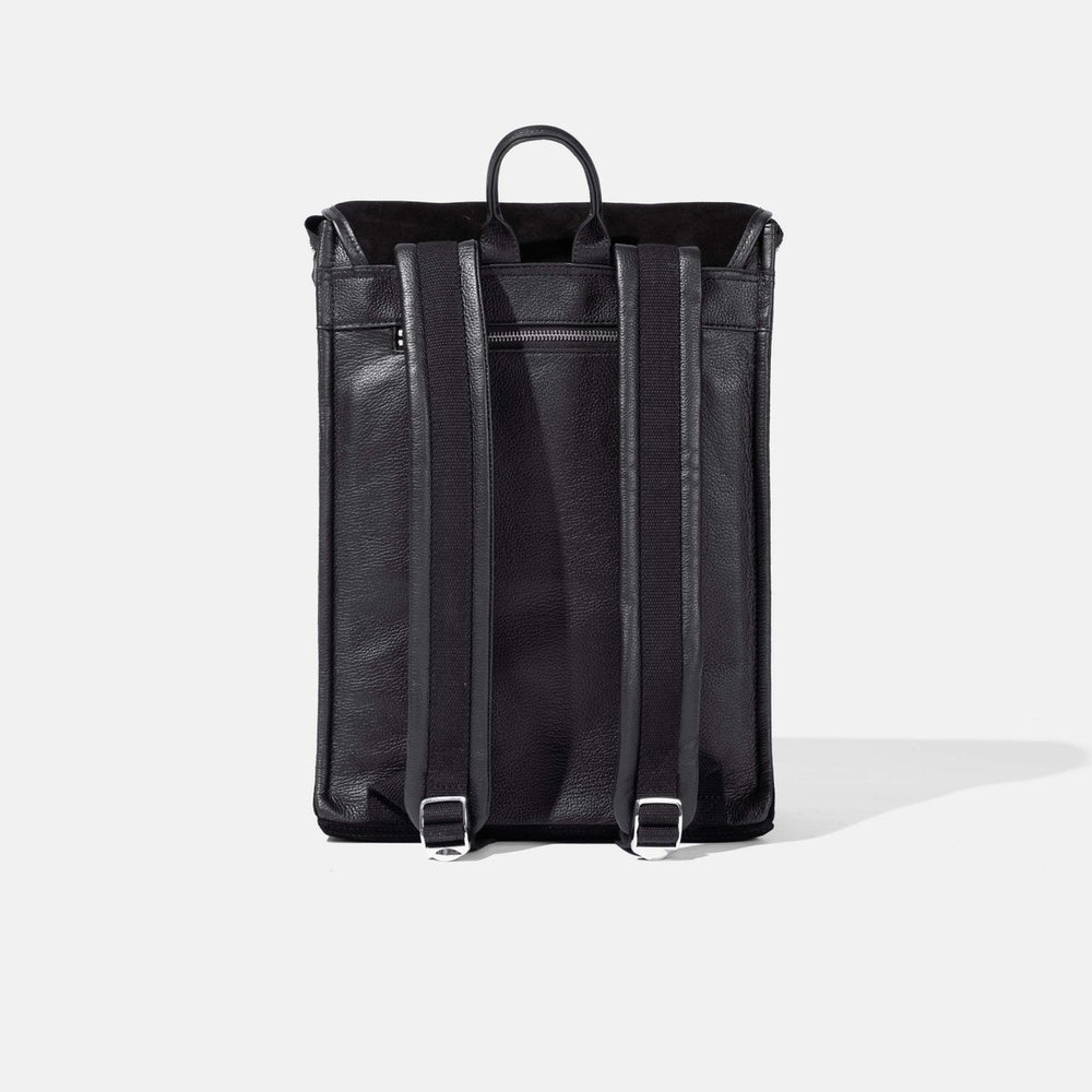 
                  
                    Backpack in Black Suede
                  
                