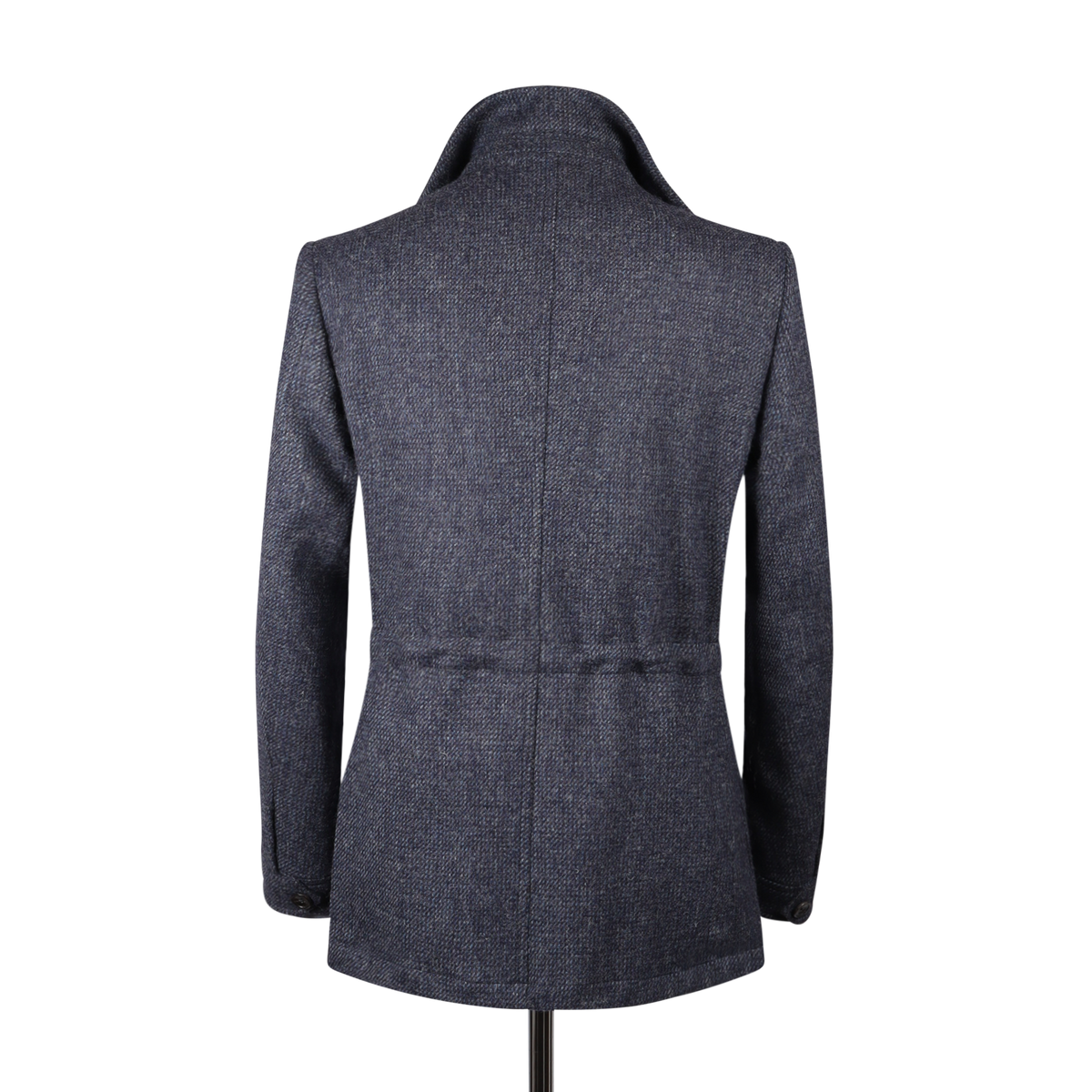 
                  
                    Safari Jacket in Denim Blue Wool Tweed
                  
                