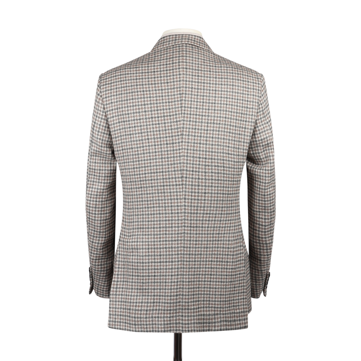 
                  
                    Single Breasted Notch Jacket in Charcoal & Brown Gunclub
                  
                