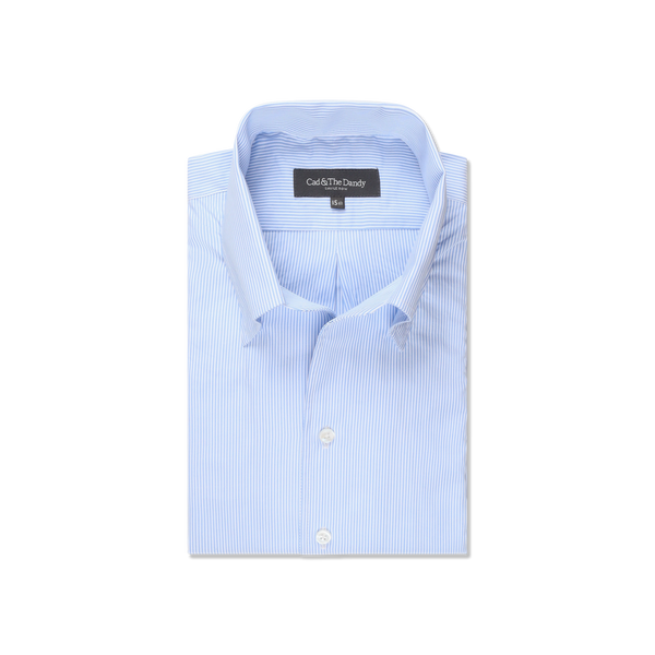 One Piece Collar Shirt in Sky Stripe