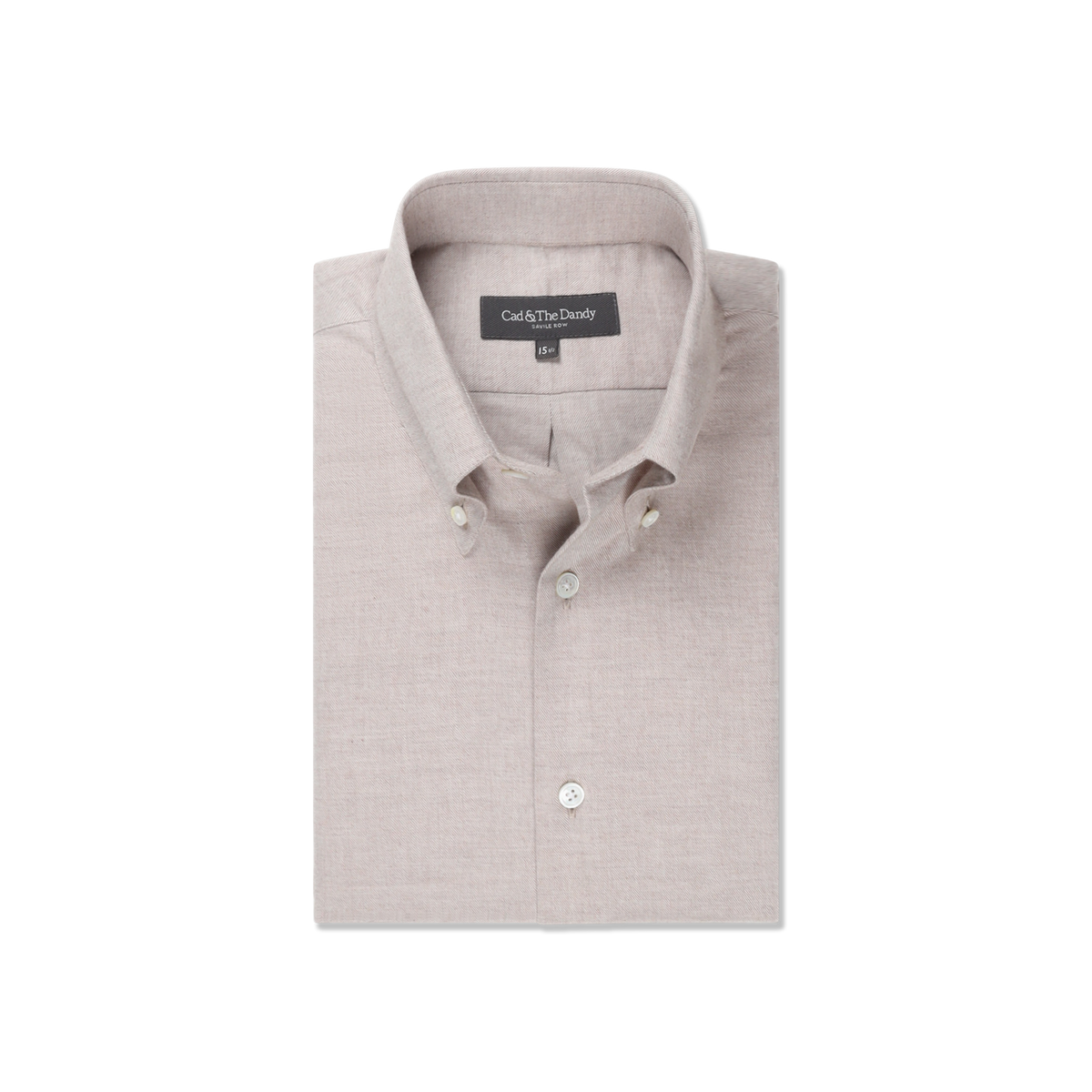 
                  
                    Button Down Collar Shirt in Fawn Flannel
                  
                