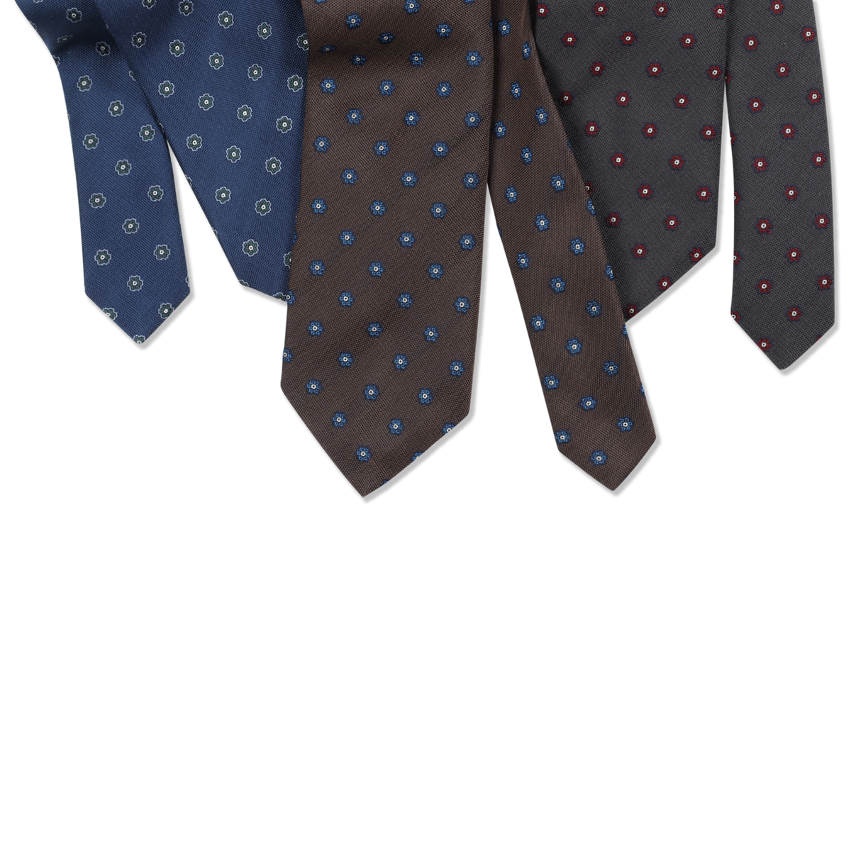 
                  
                    Navy Motif Tie in Navy Cotton Silk
                  
                