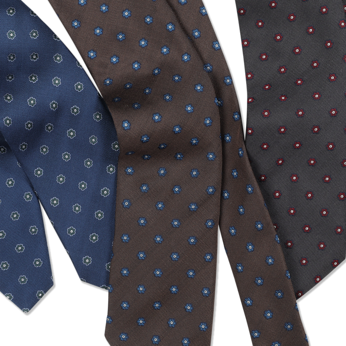 
                  
                    Sky Motif Tie in Brown Cotton Silk
                  
                