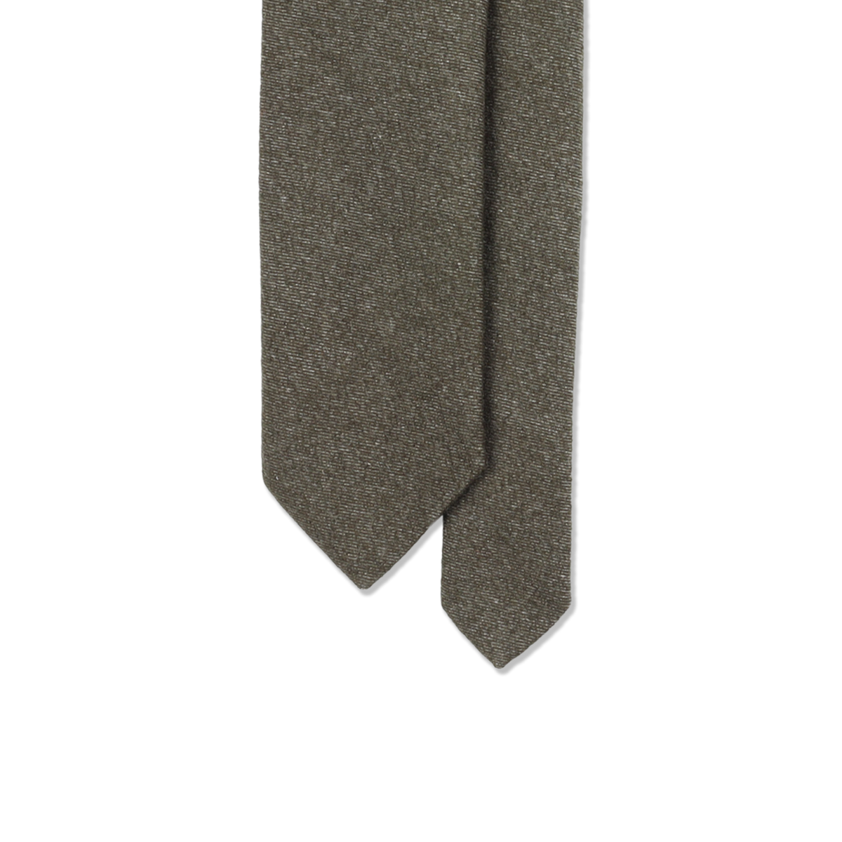 
                  
                    Denim Wool Tie in Moss Green
                  
                