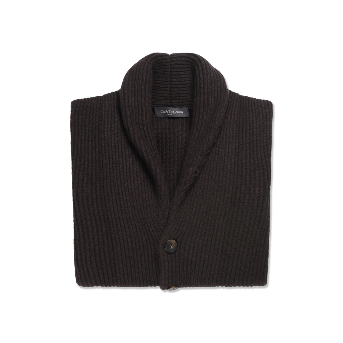 
                  
                    Donegal Shawl Cardigan in Umber
                  
                