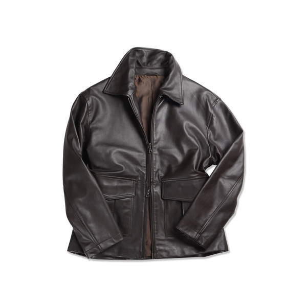 Flight Jacket in Chocolate Brown Napa Leather – Cad & The Dandy