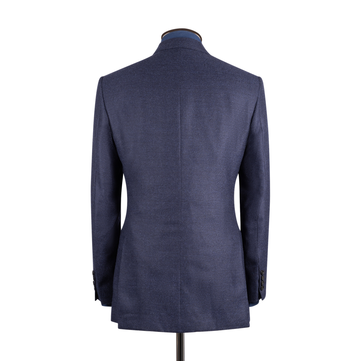 
                  
                    Single Breasted Notch Lapel Jacket in Navy Anniversary Wool
                  
                