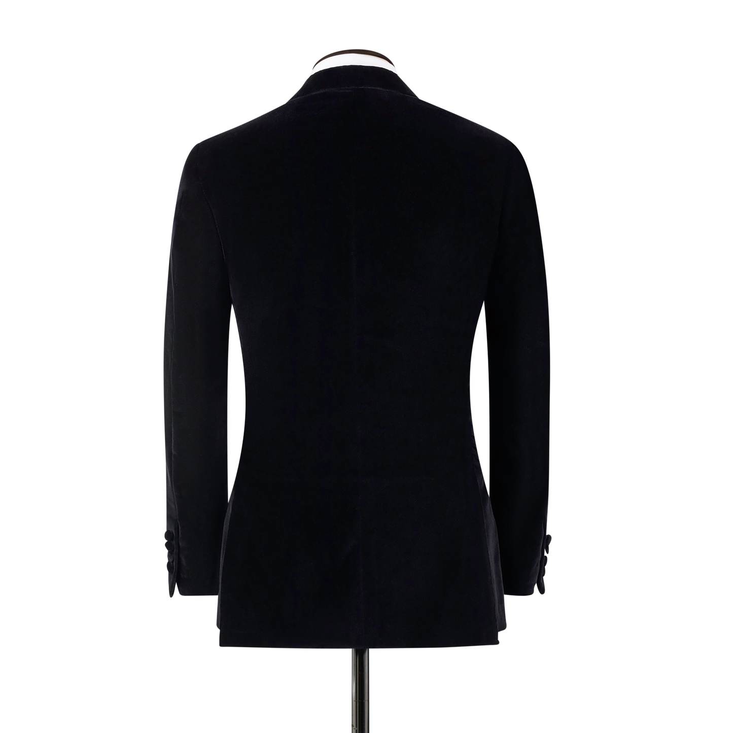 
                  
                    Peak Lapel Jacket in Black Velvet
                  
                