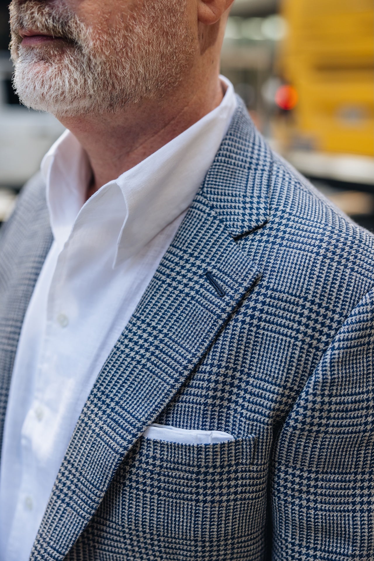 
                  
                    The Crosstown Jacket In Marine Glen Check
                  
                