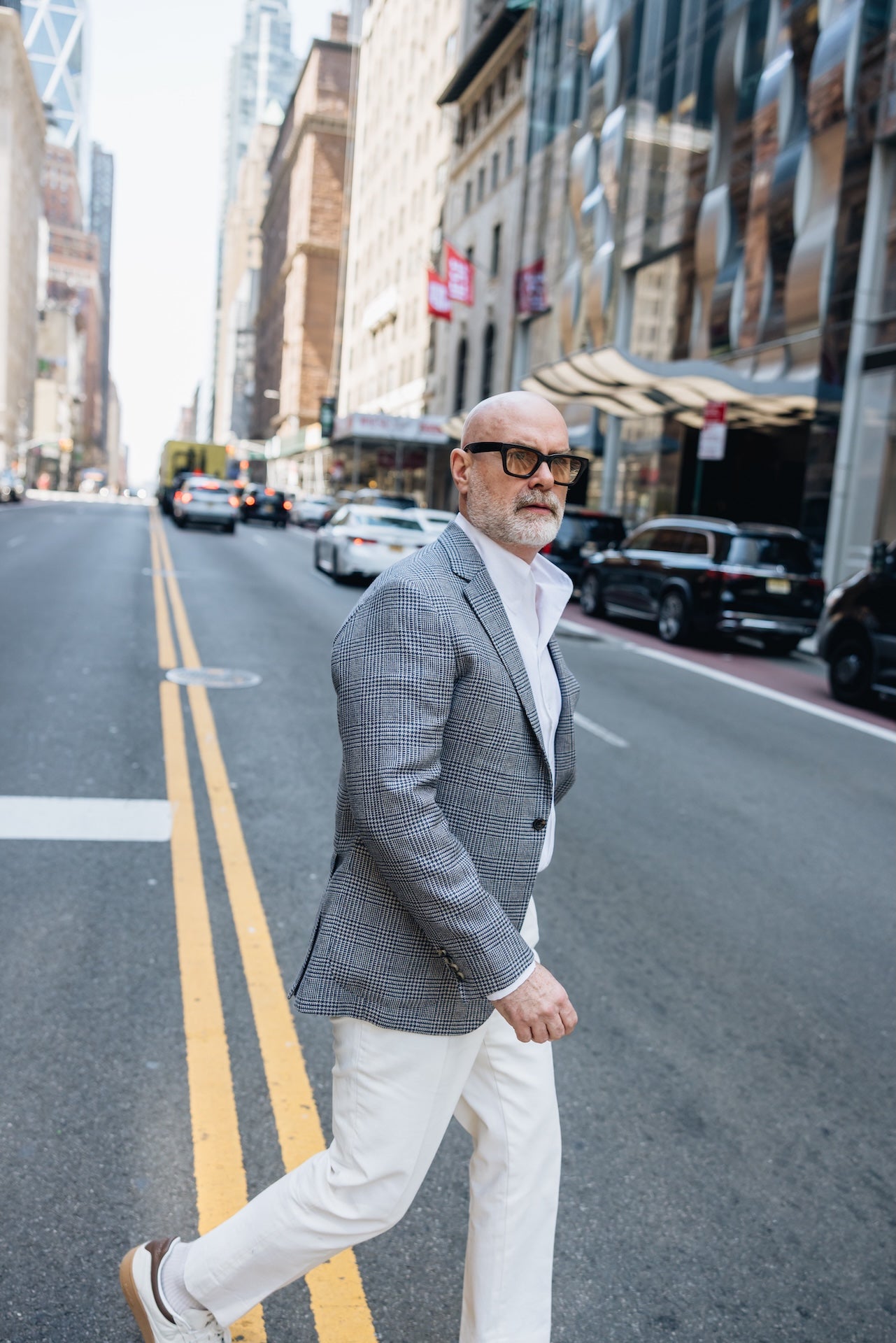 
                  
                    The Crosstown Jacket In Marine Glen Check
                  
                