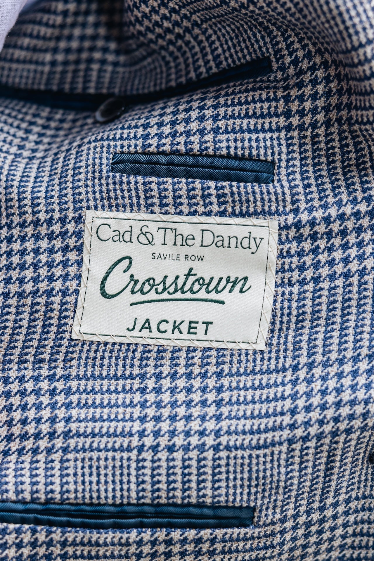 
                  
                    The Crosstown Jacket In Marine Glen Check
                  
                
