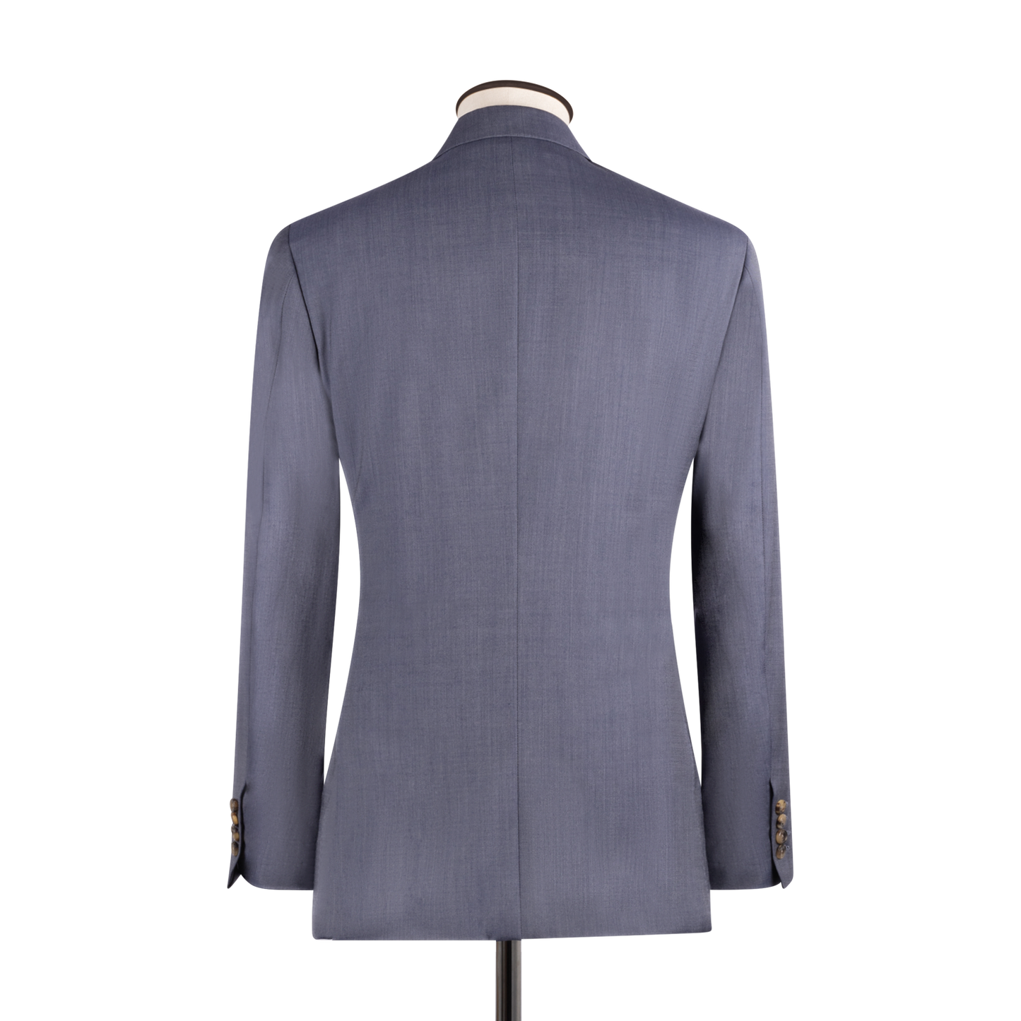 
                  
                    Single Breasted Notch Lapel Jacket in Denim Blue Wool
                  
                