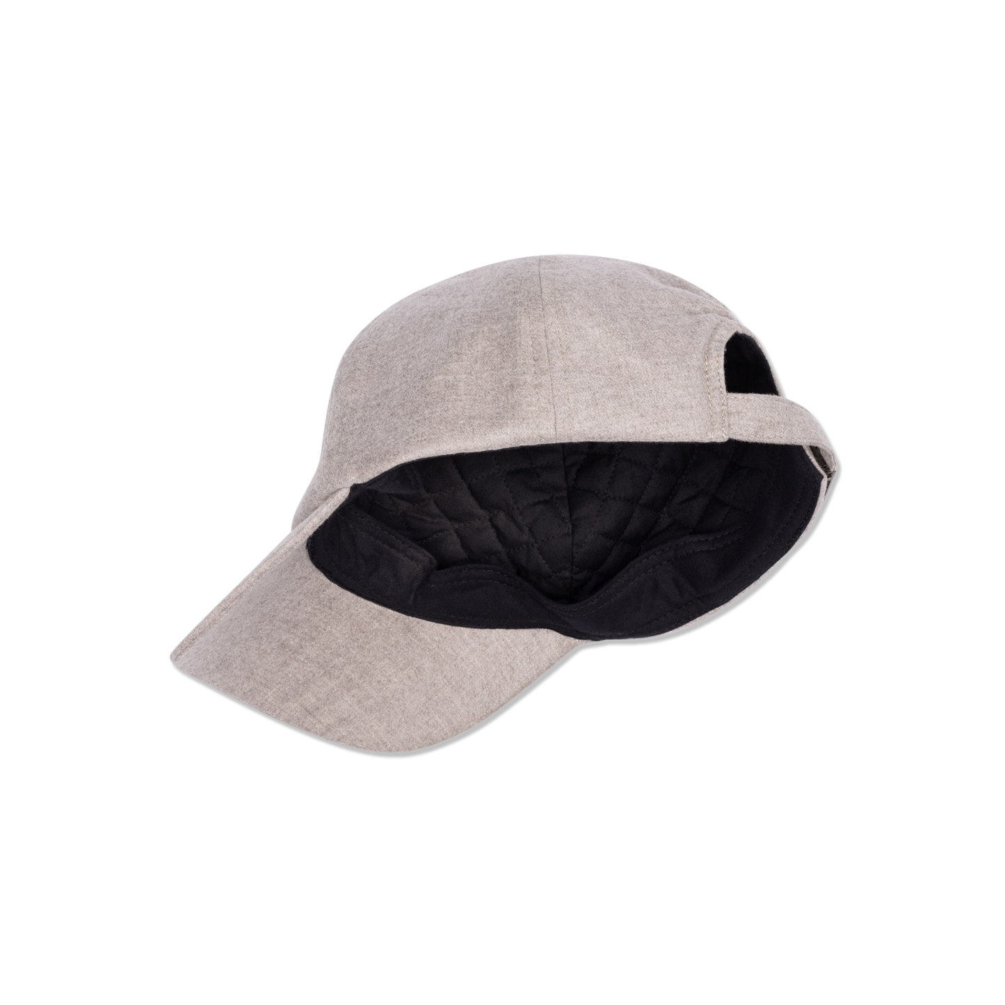 
                  
                    Cashmere Baseball Cap in Oatmeal
                  
                