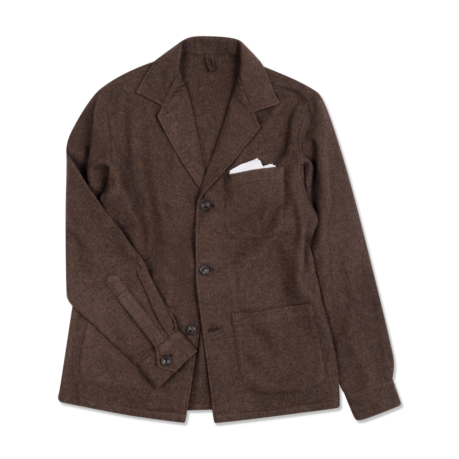 Painters Jacket in Brown Boiled Wool – Cad & The Dandy New York