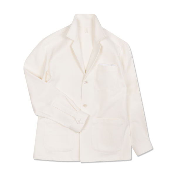 Painters Jacket in White Cotton Drill – Cad & The Dandy New York
