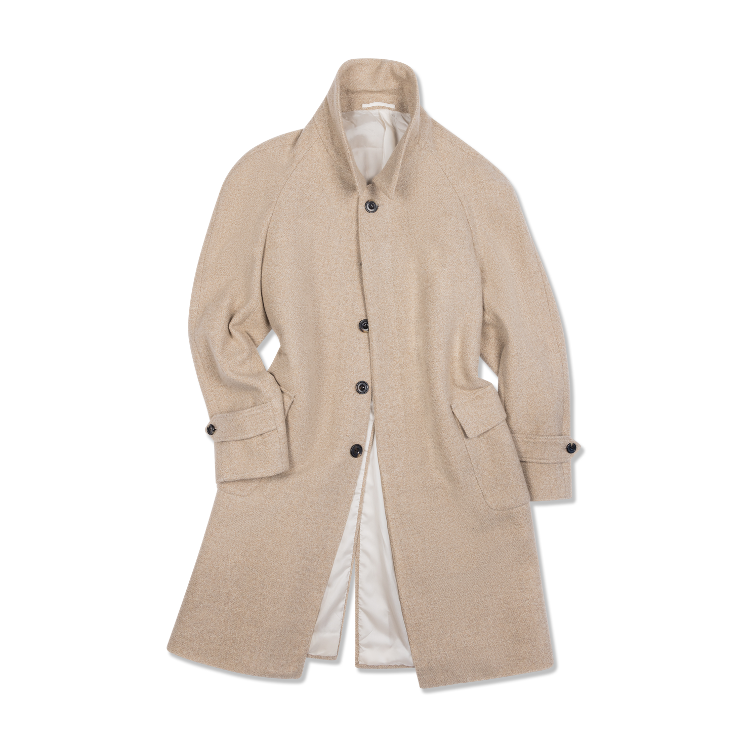 Raglan in Cream Twill Wool – Cad & The Dandy New York Raglan in Cream Twill Wool – Cad & The Dandy New York