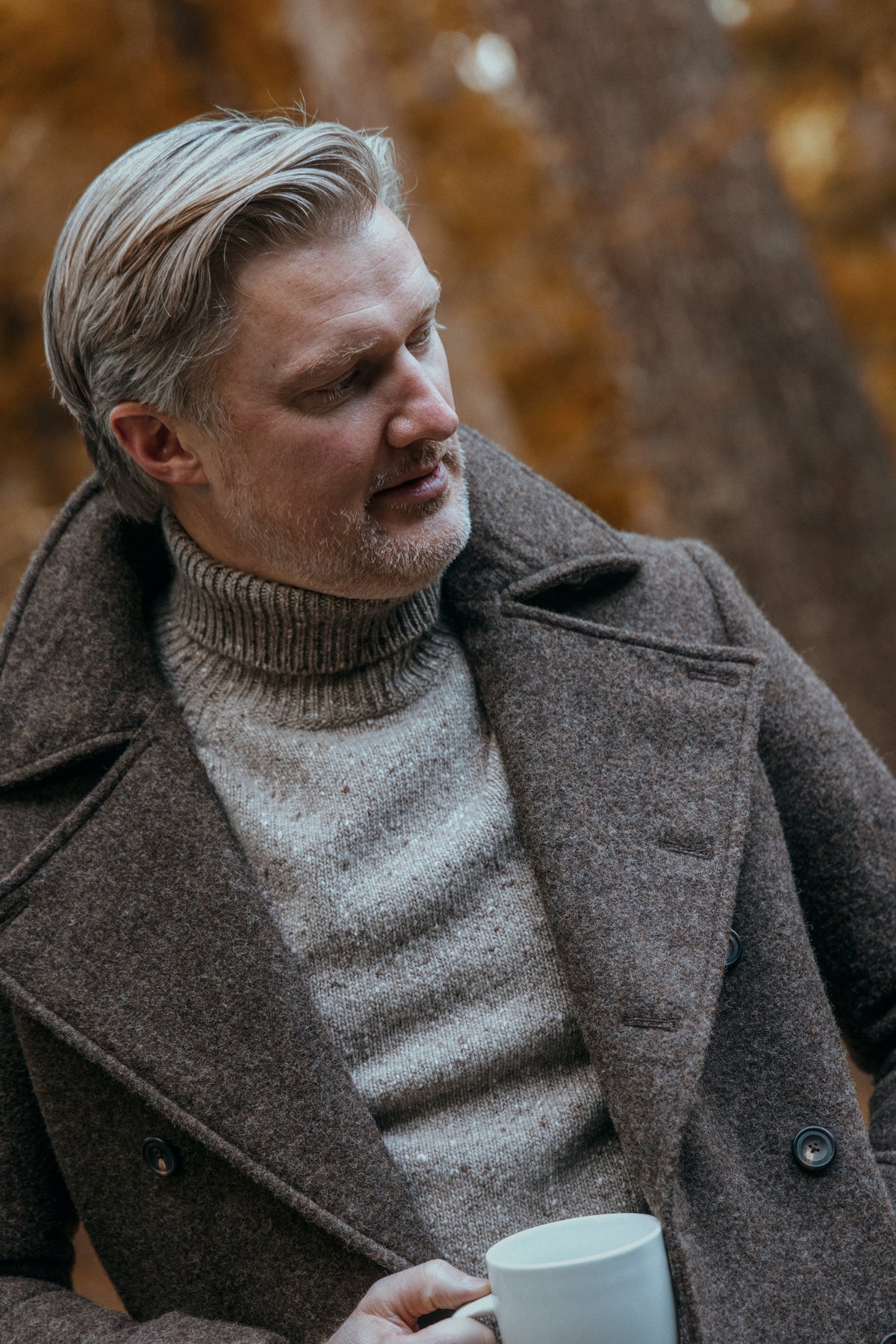 
                  
                    Donegal Turtleneck in Pecan
                  
                