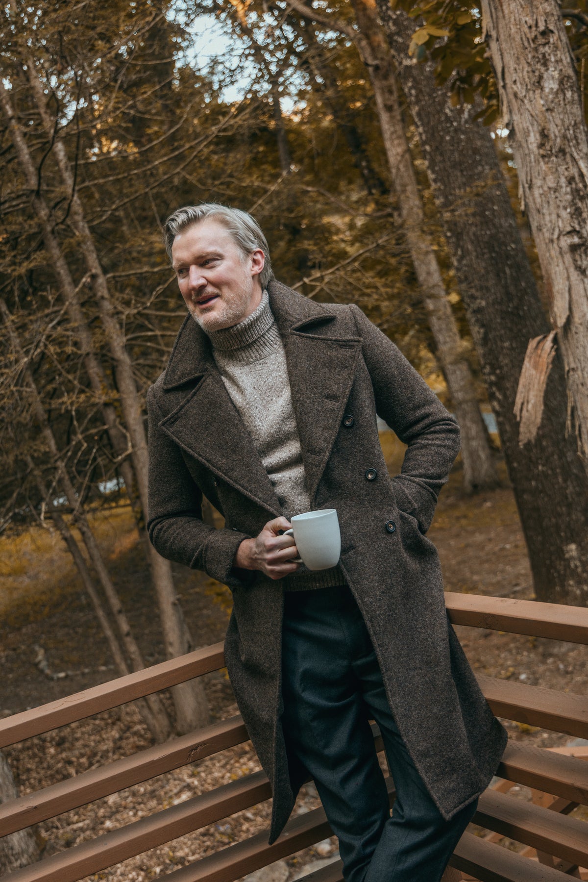 
                  
                    Donegal Turtleneck in Pecan
                  
                