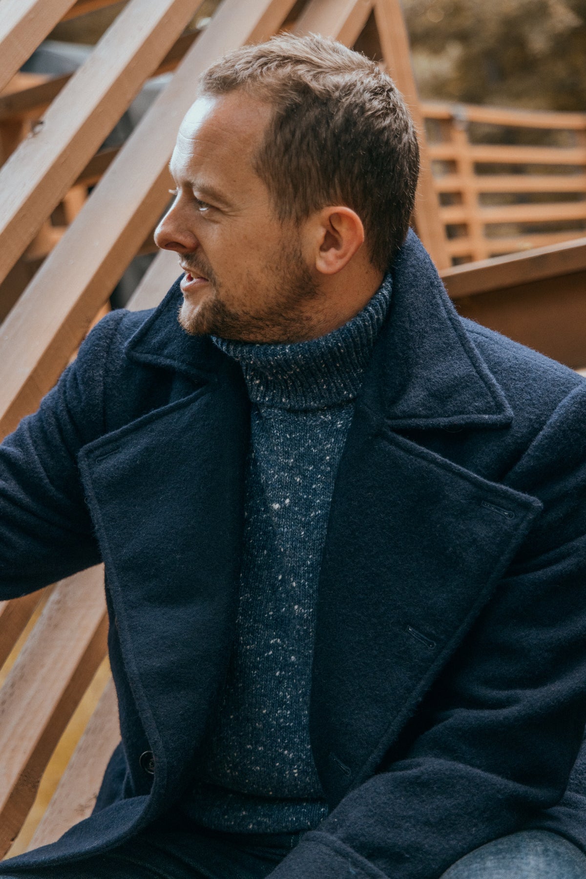 
                  
                    Donegal Turtleneck in Atlantic
                  
                