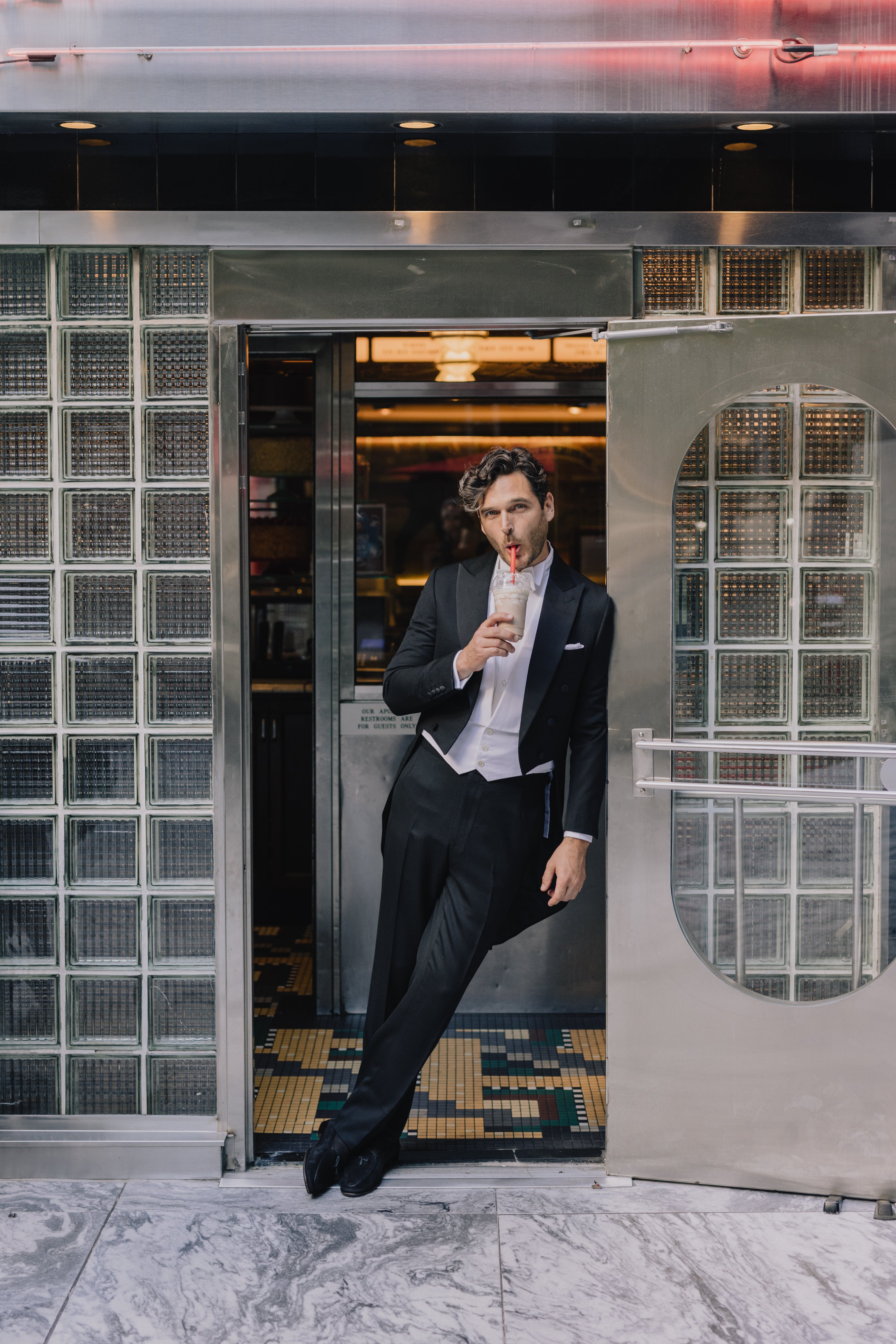 White Tie Evening Suit in Black Barathea 46 White Tie Evening Suit in Black Barathea 46