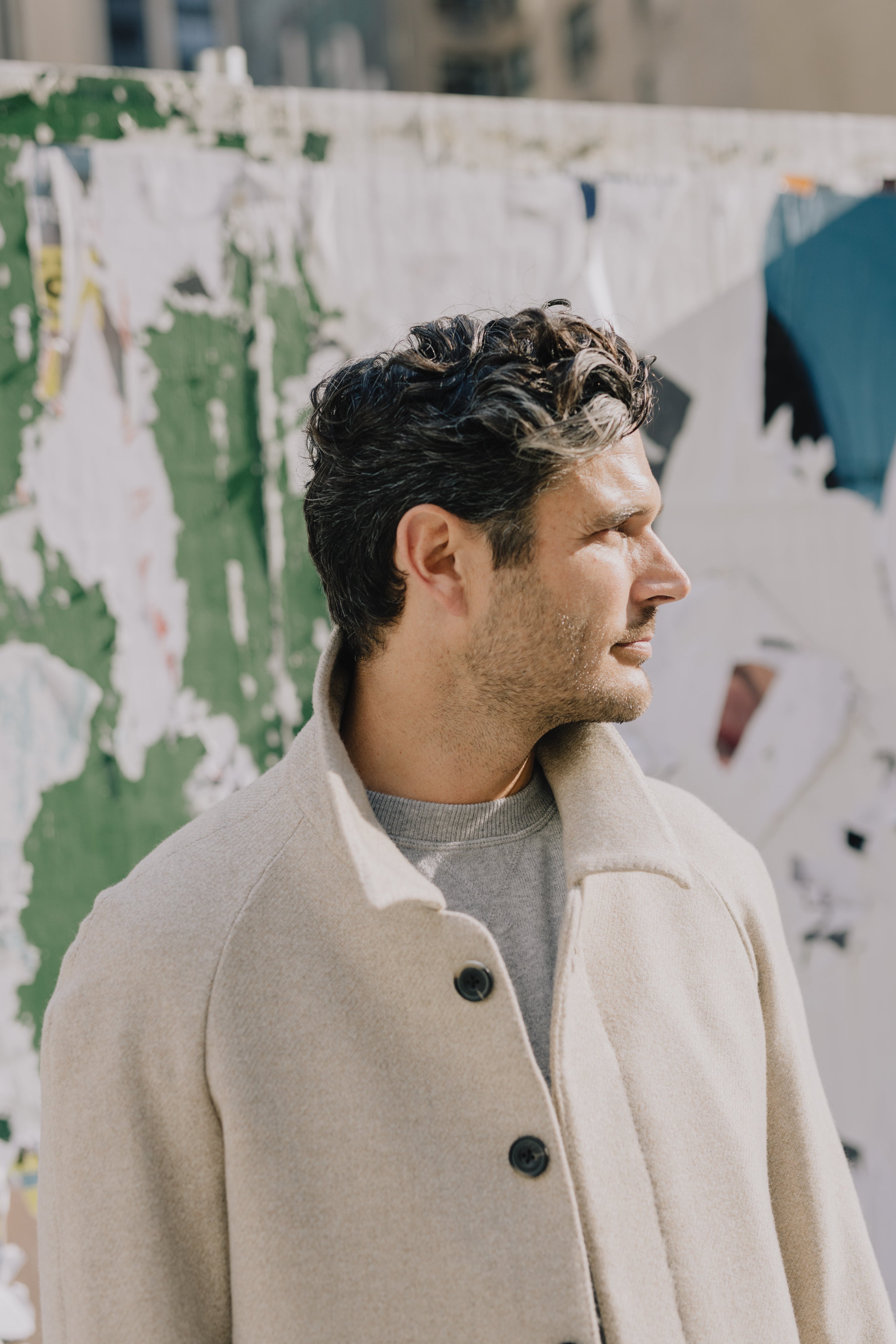 Raglan in Cream Twill Wool – Cad & The Dandy New York