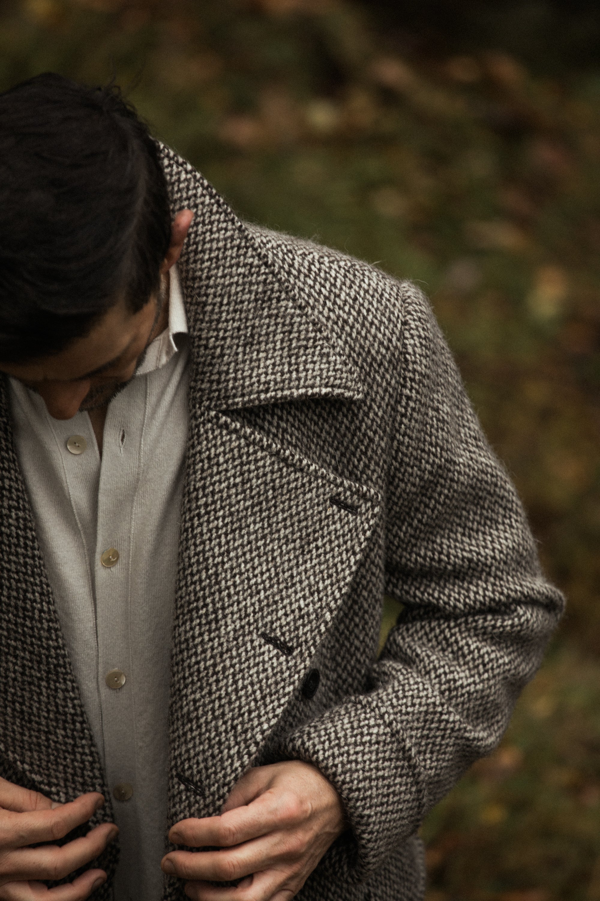 Greatcoat in Cream Barlycorn Wool – Cad & The Dandy New York