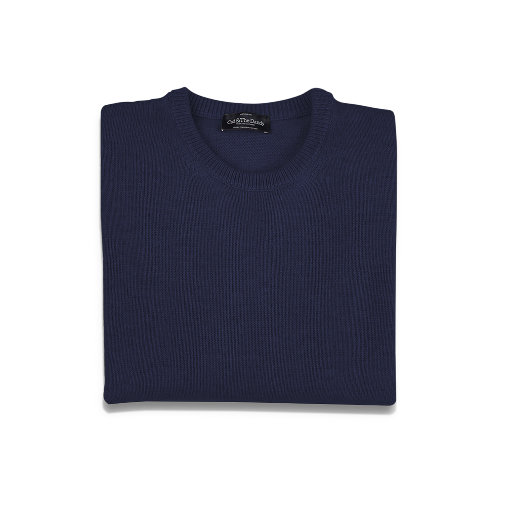 Crewneck Jumper in Navy