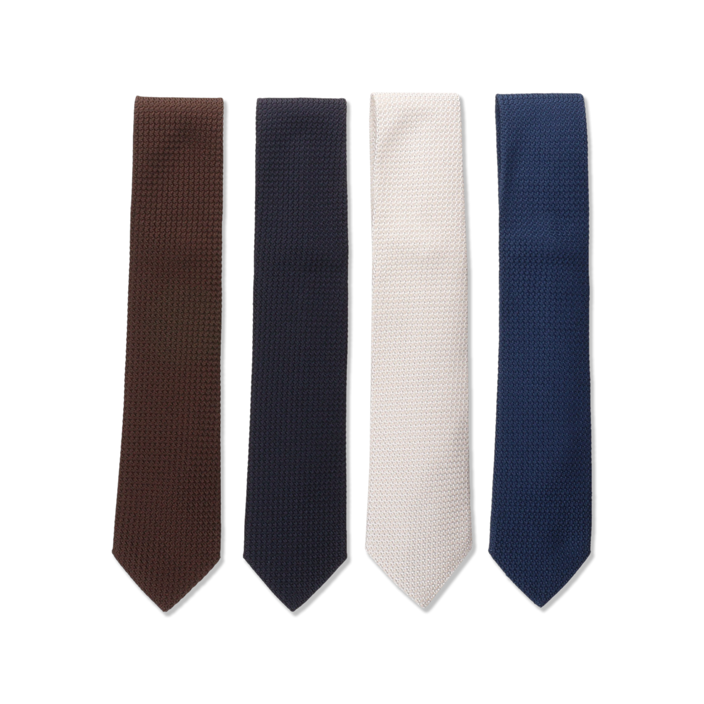 
                  
                    Silk Grenadine Tie in Chocolate Brown
                  
                