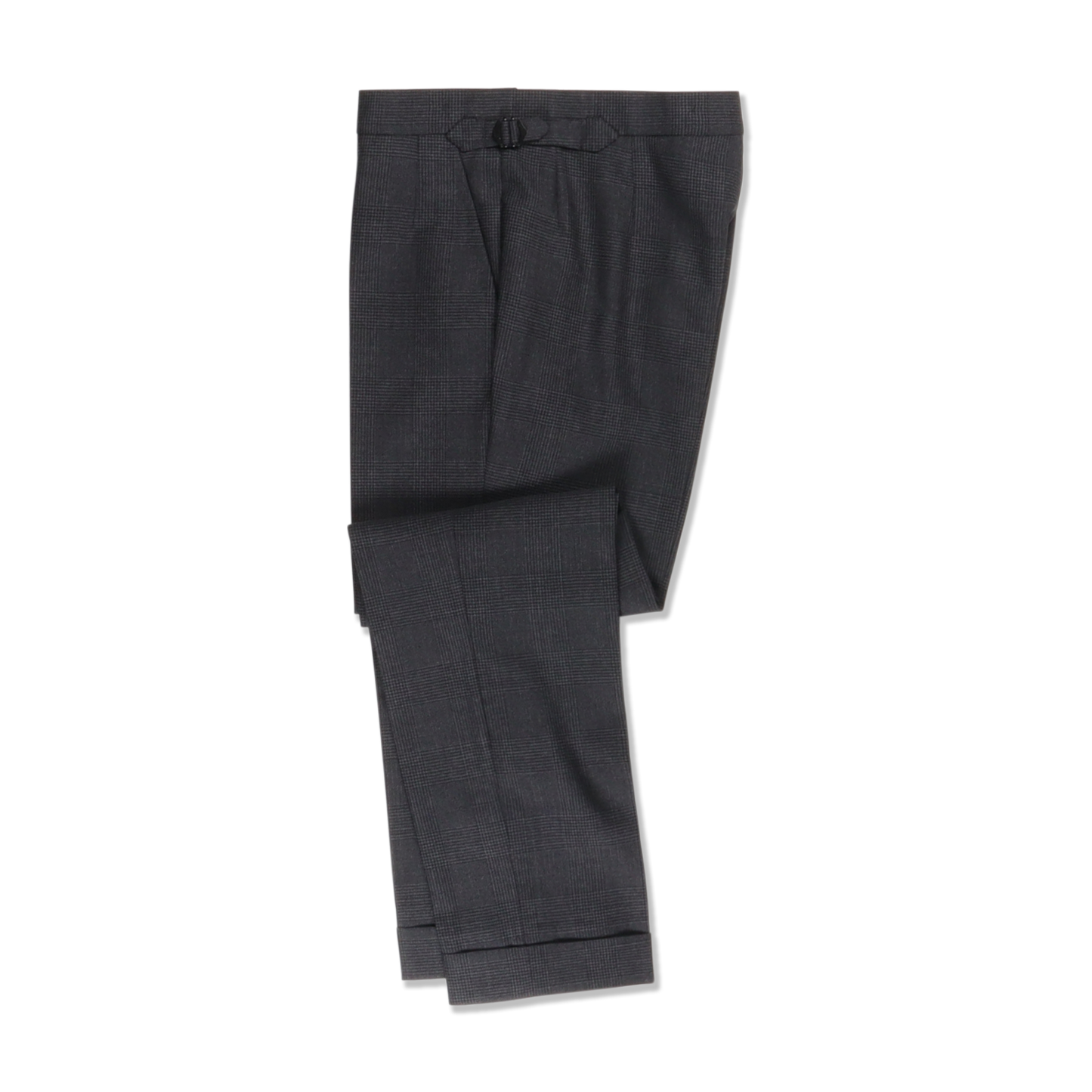 
                  
                    Single Breatsed Notch Suit in Charcoal Check Wool
                  
                