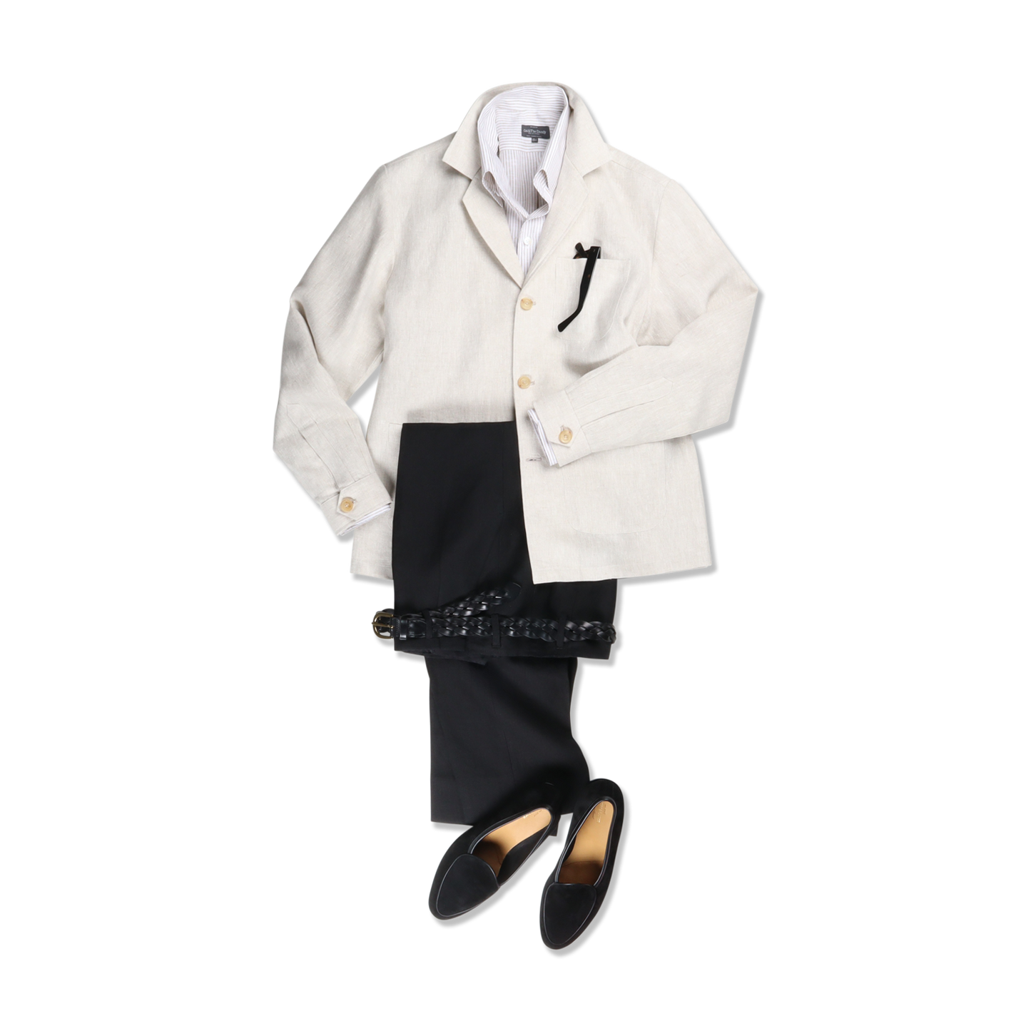 
                  
                    Hollywood Tops in Black Linen
                  
                