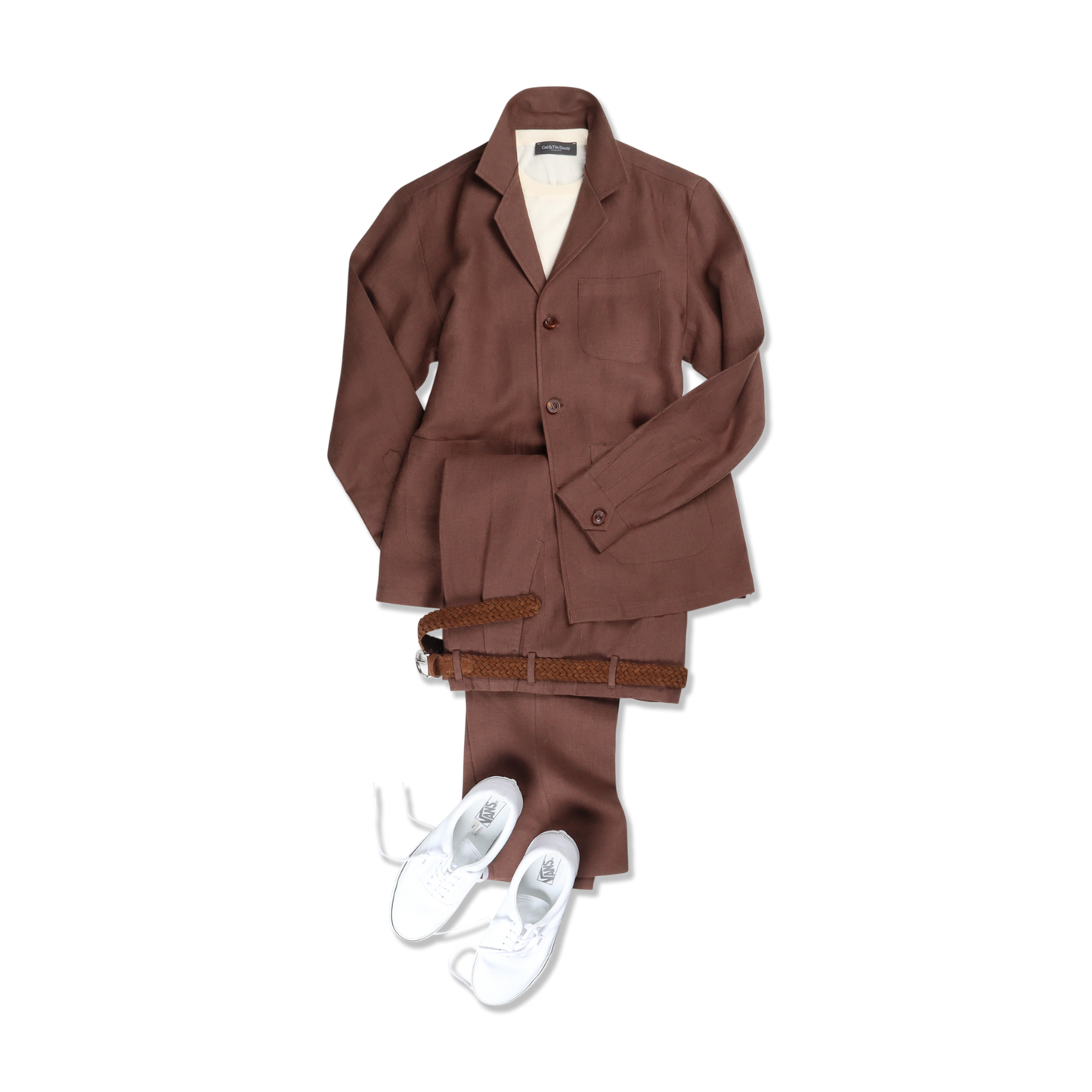 
                  
                    Hollywood Tops in Chocolate Brown Linen
                  
                
